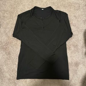 Lululemon Black Men’s Metal Vent Tech Long-Sleeve Shirt
